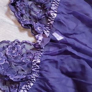 Women's Lingerie In Deep Plum Size Large